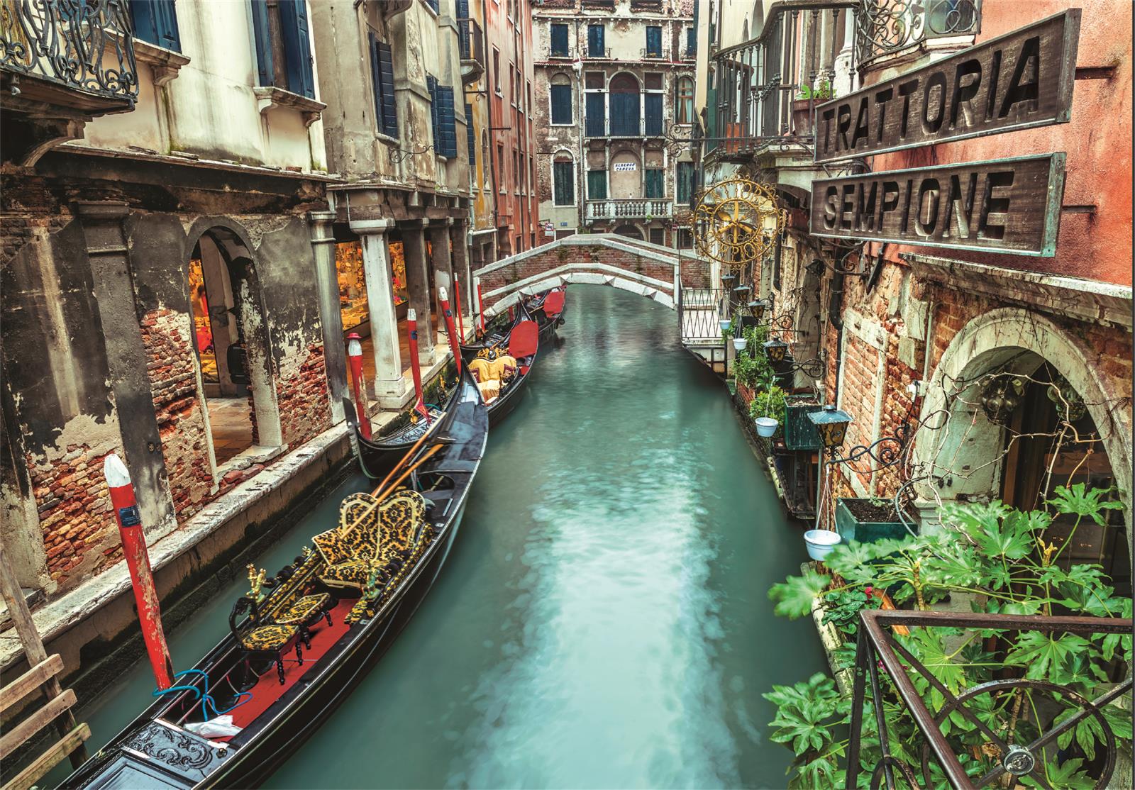 Puslespill 1000 Venice Canal Clementoni