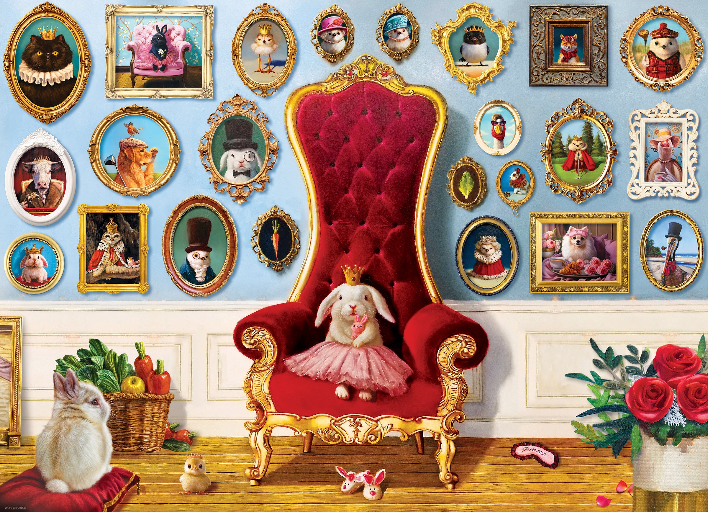 Puslespill 500 Princess Bunny Eurographics