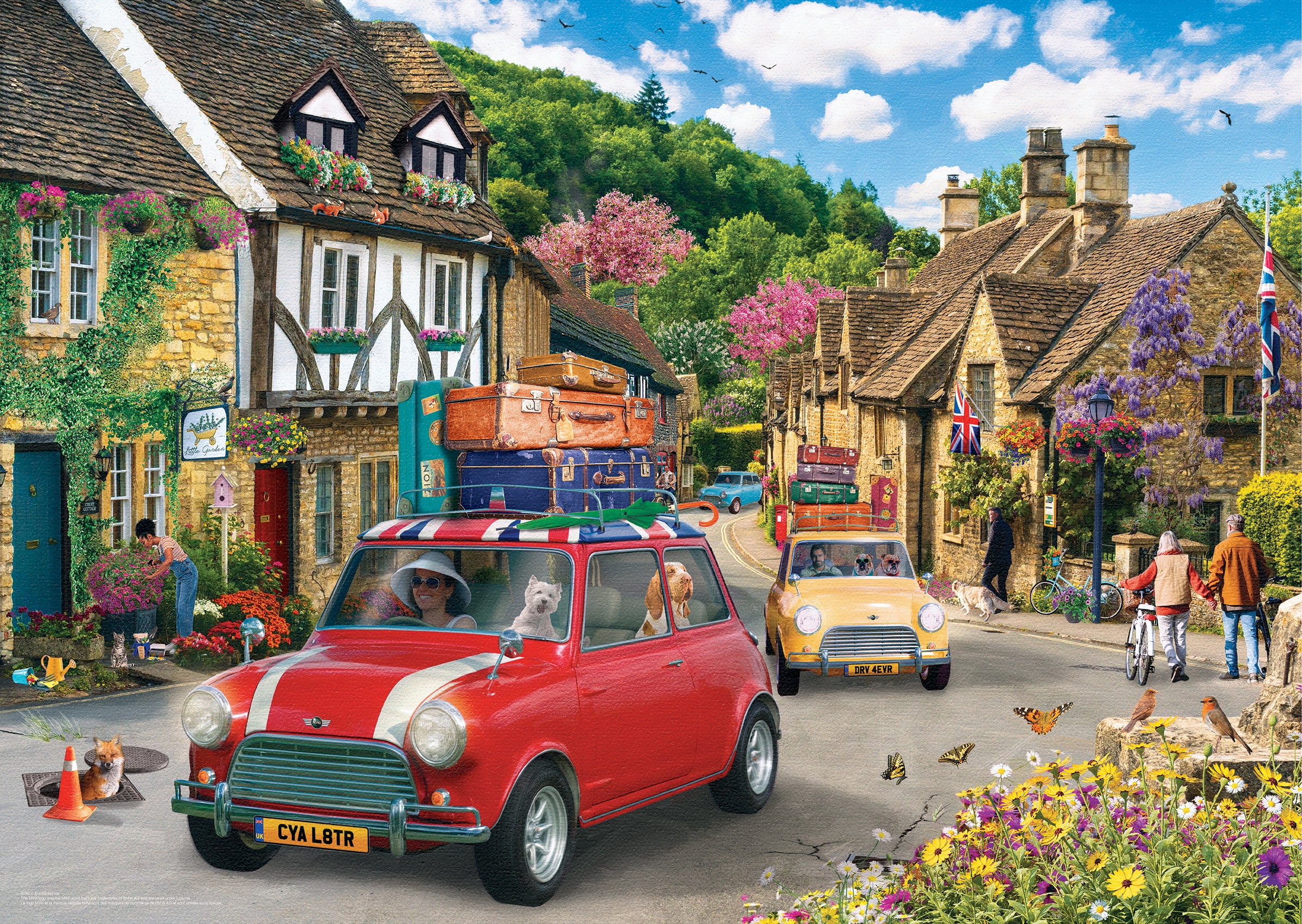 Puslespill 1000 Mini Cooper Eurographics