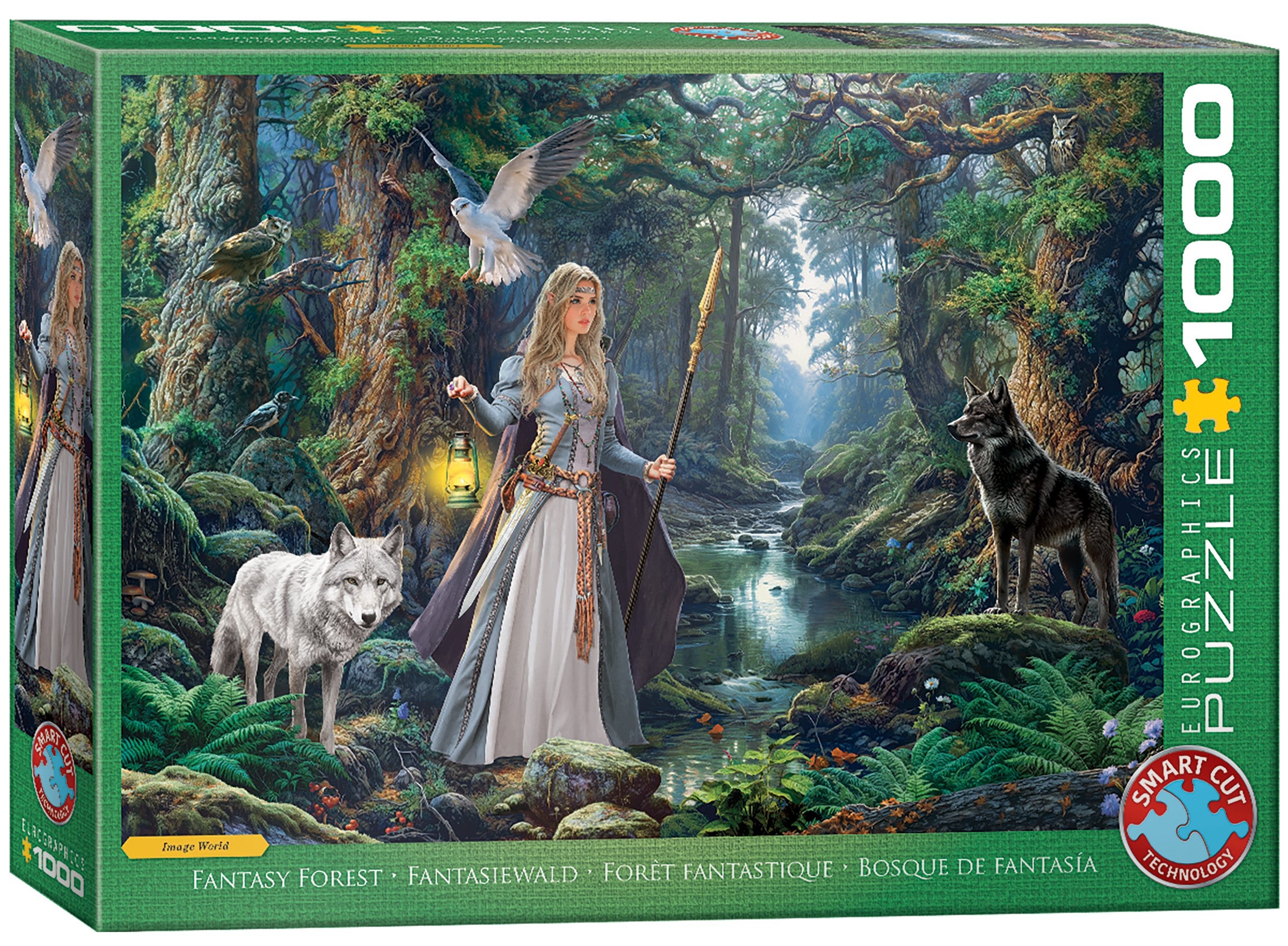 Puslespill 1000 Fantasy Forest Eurographics