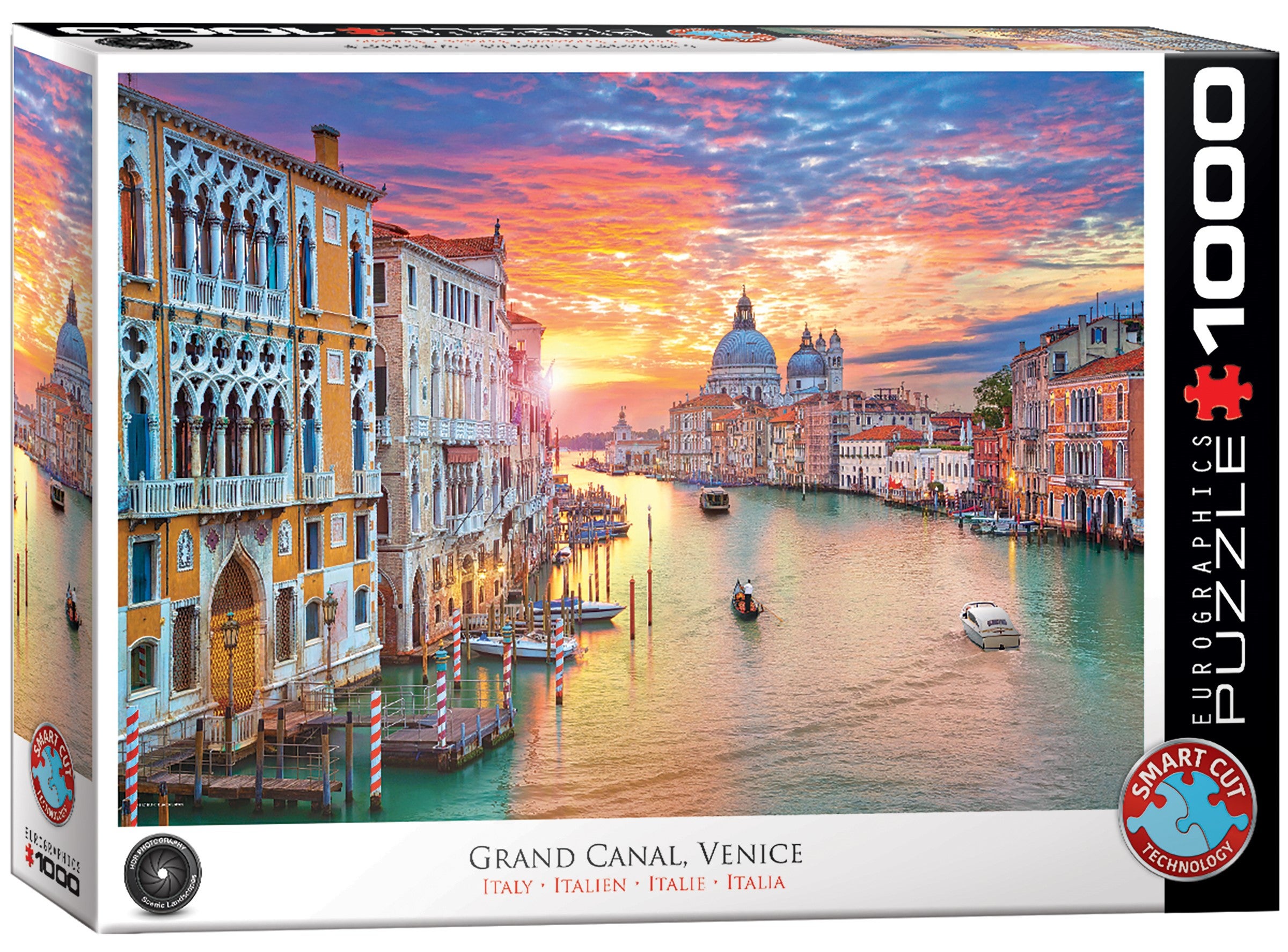 Puslespill 1000 Venice Grand Canal Eurographics