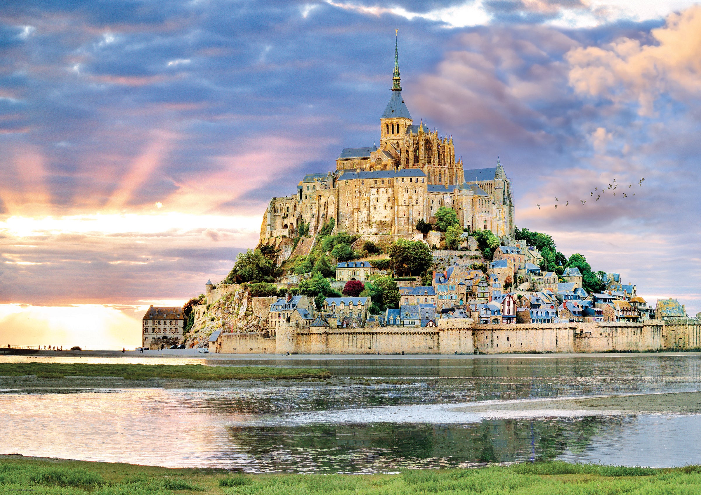 Puslespill 1000 Mont St Michel France Eurographics