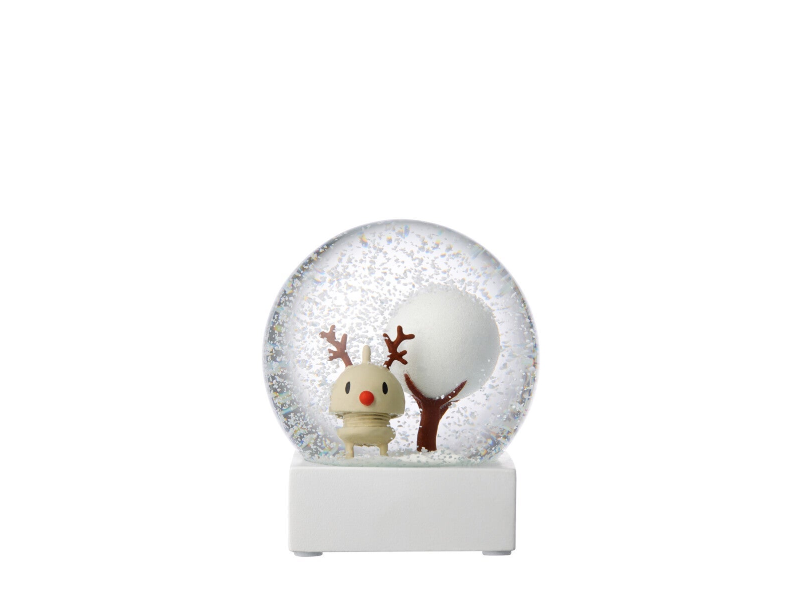 Hoptimist Reindeer Snow Globe stor latte