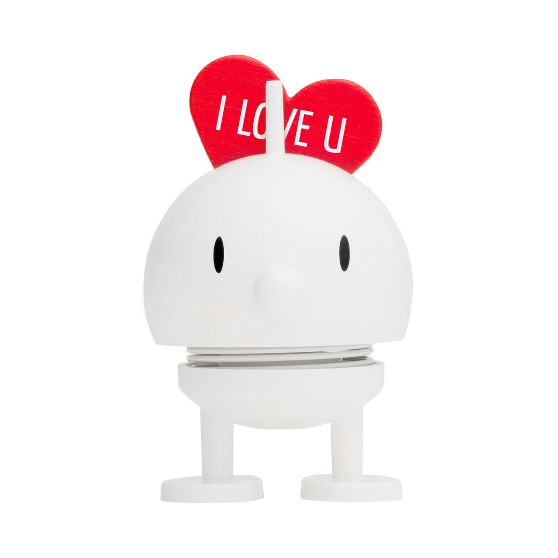 Hoptimist Love Bumble liten hvit
