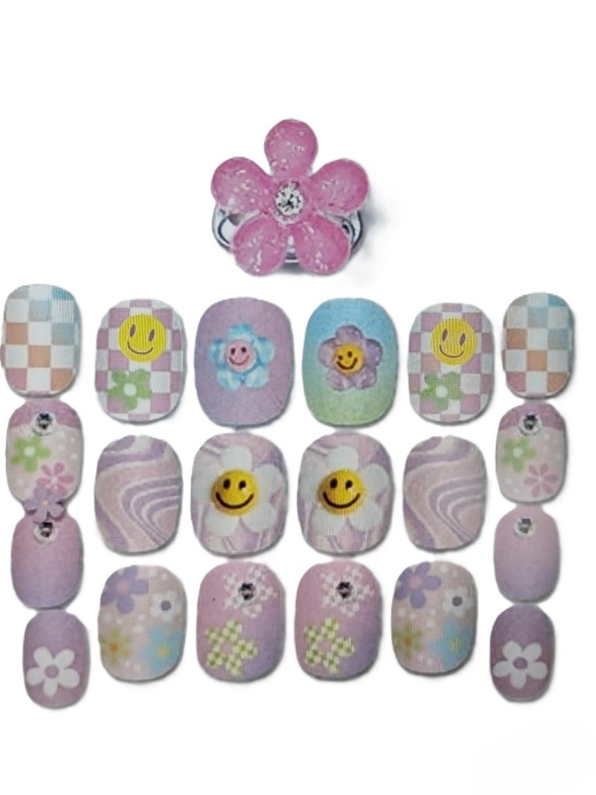 Pop Glitz Neglesett m/ring