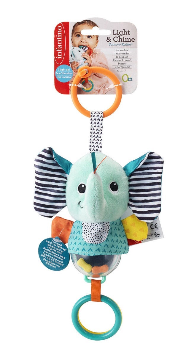 Rangle Elefant Lyd og Lys Infantino