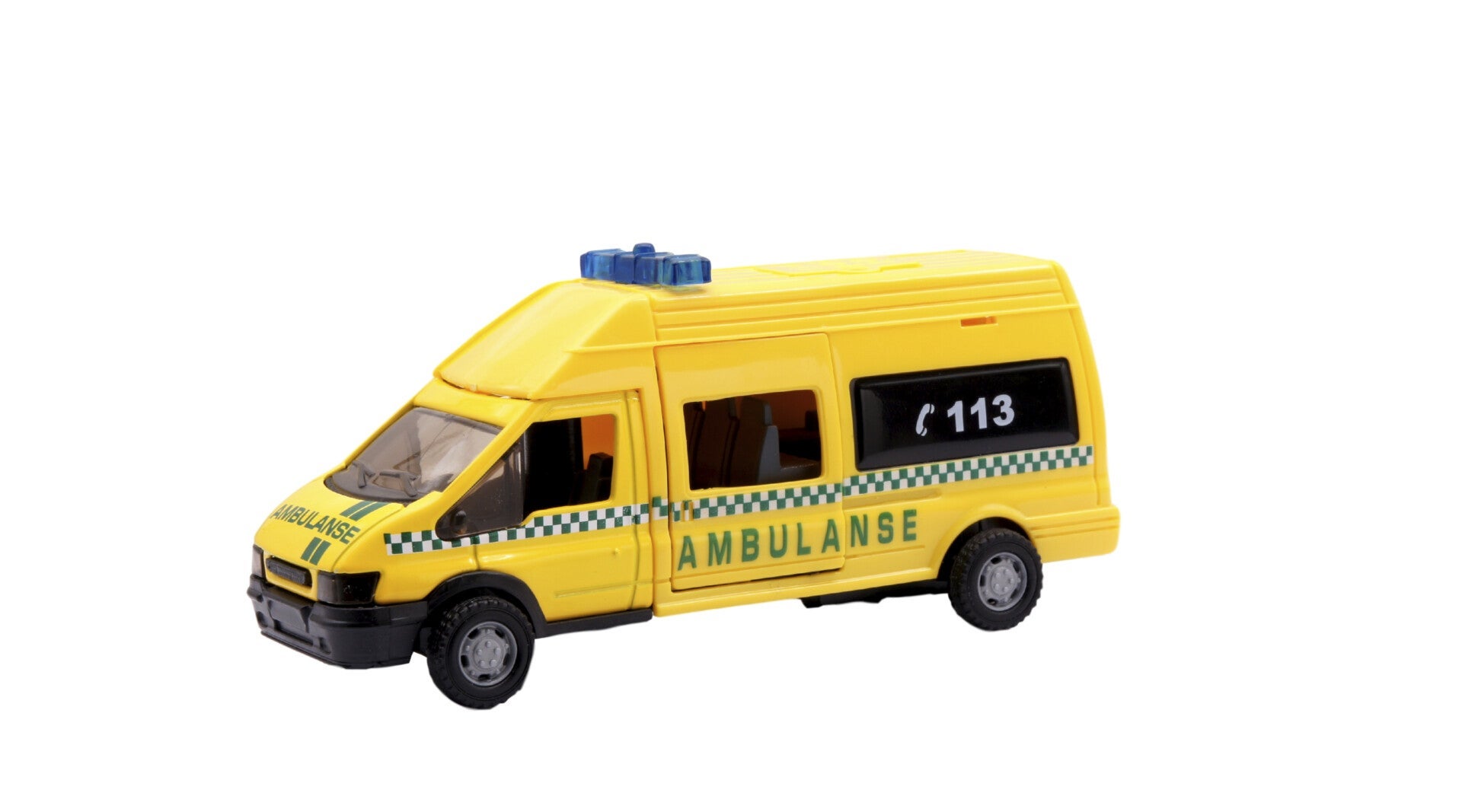 Norsk ambulanse m/lyd og lys 20cm