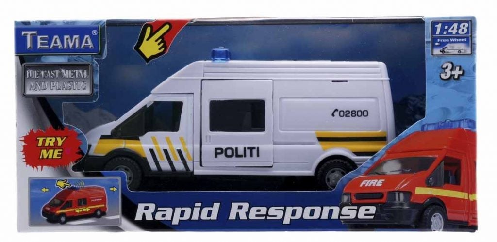 Teama Norsk Politibil m/lyd