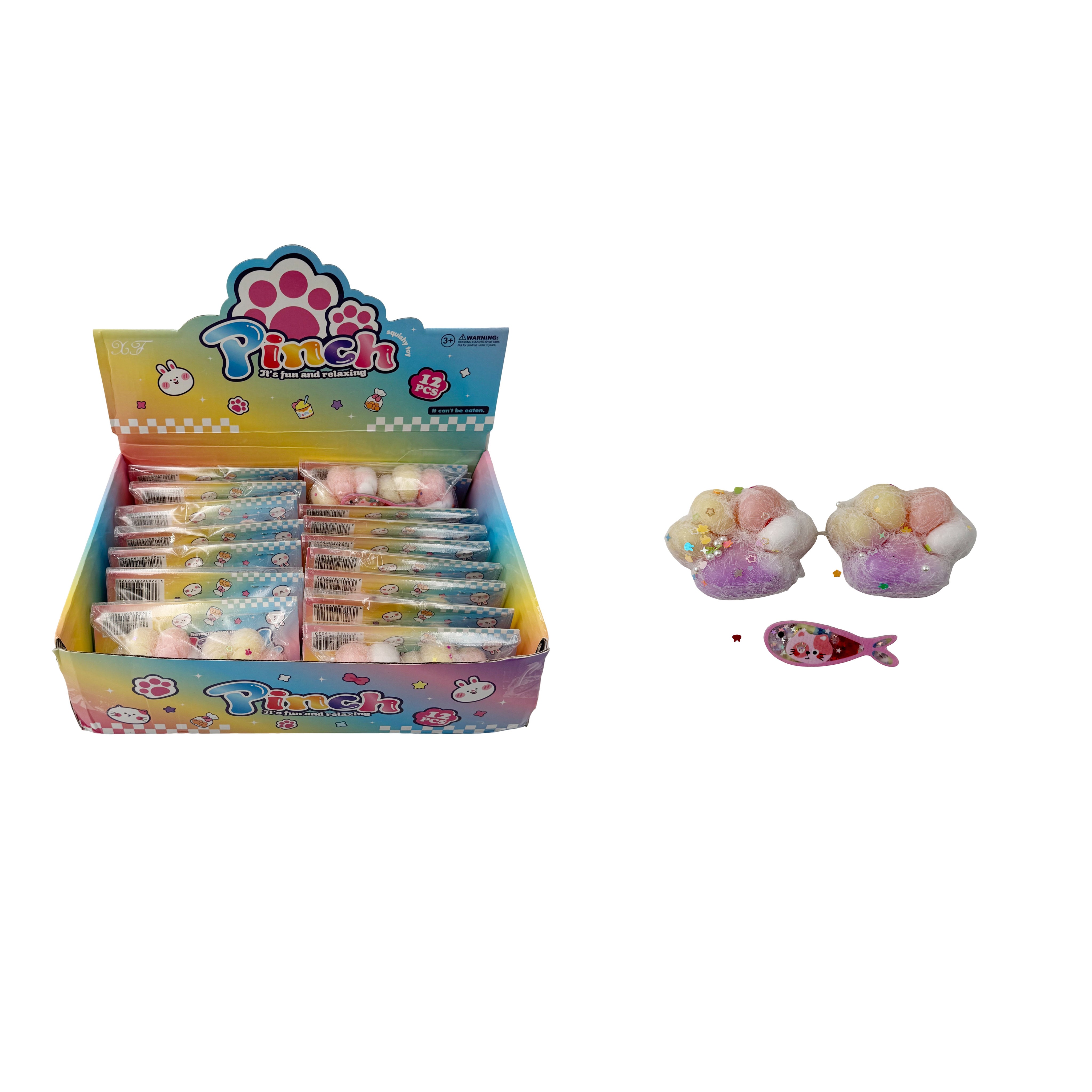 Squishy Stick Cat Paw 2 stk 85g 6cm