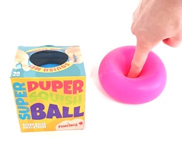 Fidget super duper stressball 11cm