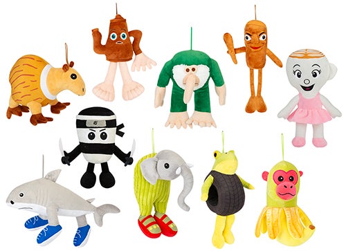 Brainrot Plysj 25cm Ass