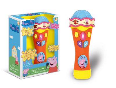 Peppa Pig sing learn microphone norsk tale