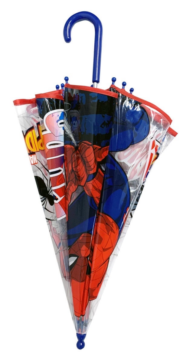 Paraply Spiderman Transparent 2 45Cm
