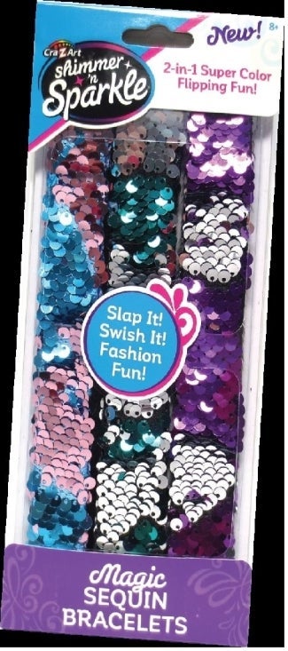Shimmer/Sparkle sequin strap bracelets