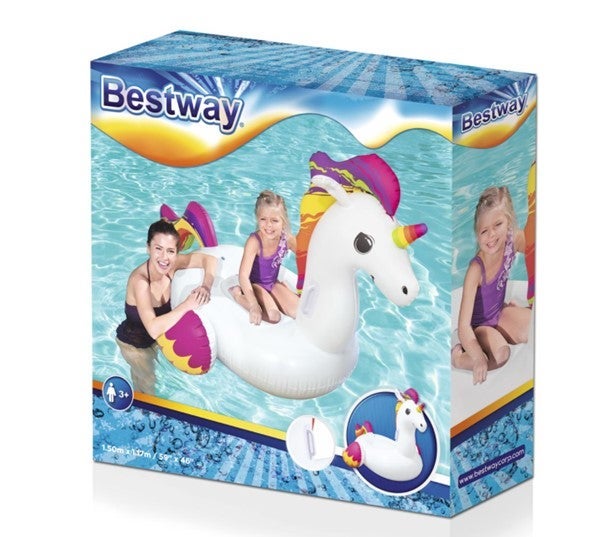 Ride-On Fantasy Unicorn 155x119cm Bestway