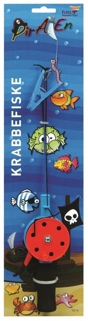 Piraten fiskesett for krabbe 32cm - .