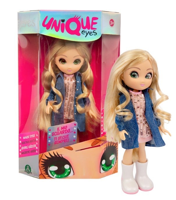 Dukke Unique Eyes  3 Ass 25 Cm