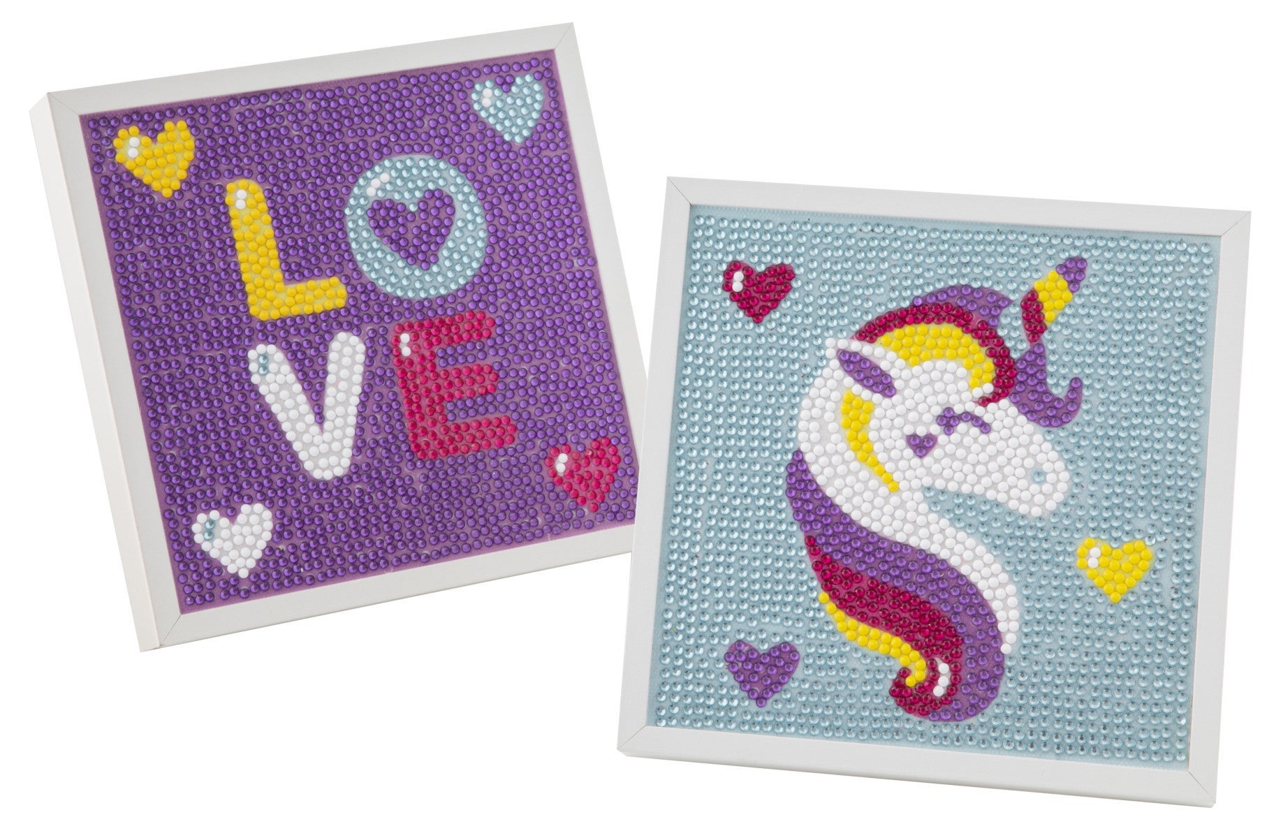 Diamond Painting Diamant Stickers m/ramme 2ass