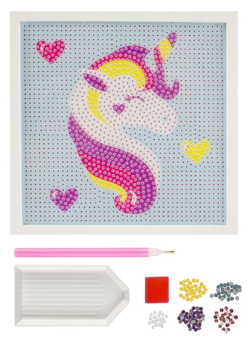 Diamond Painting Diamant Stickers m/ramme 2ass