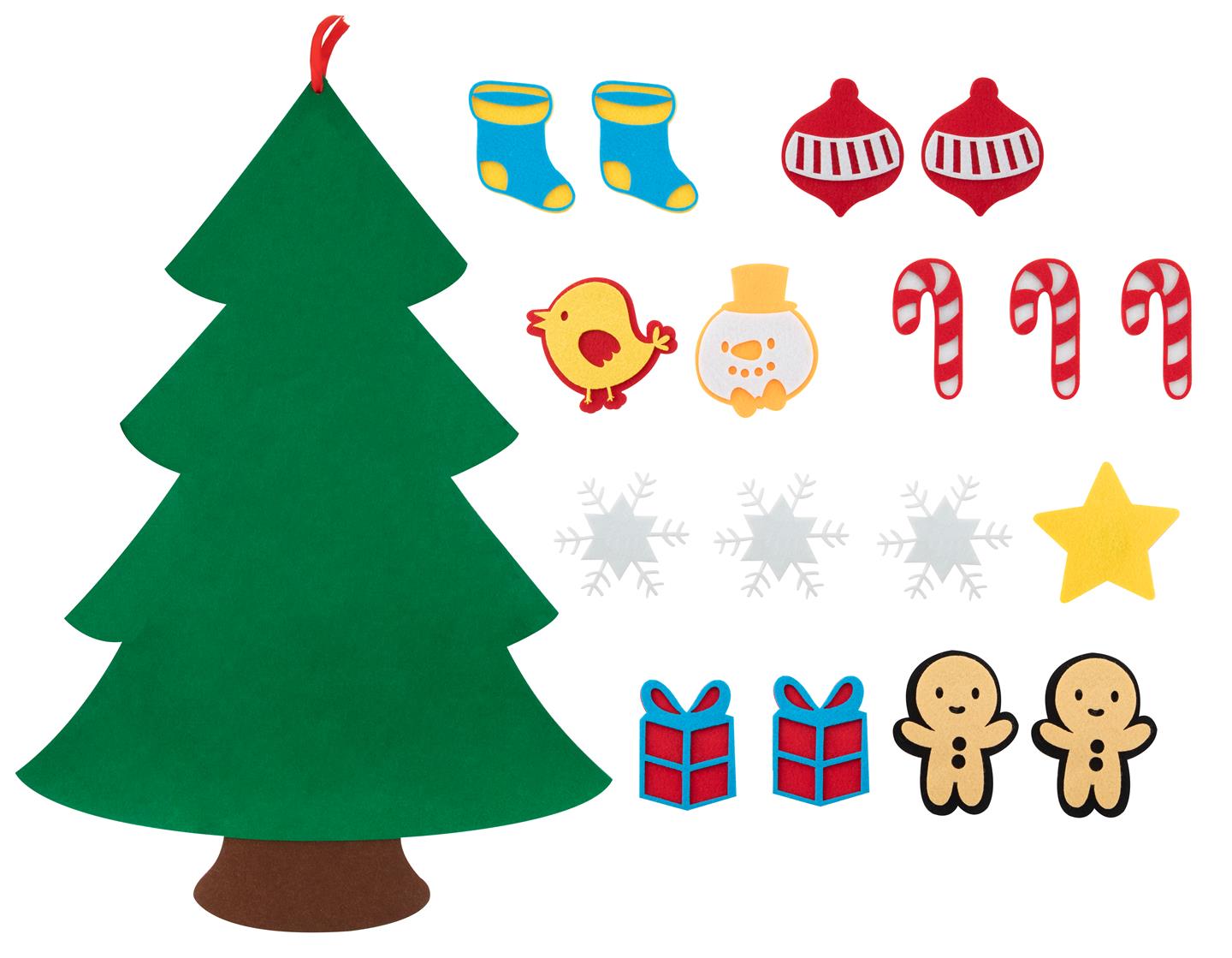 Hobby Pynt Ditt Eget Juletre i Filt 72cm