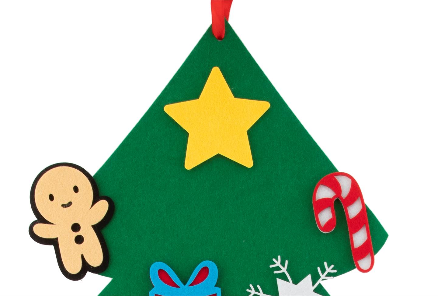 Hobby Pynt Ditt Eget Juletre i Filt 72cm