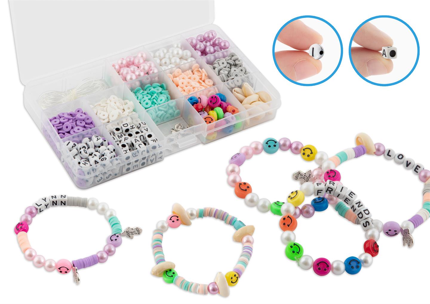 Perlesett Heishi i Boks 13 Perler ass