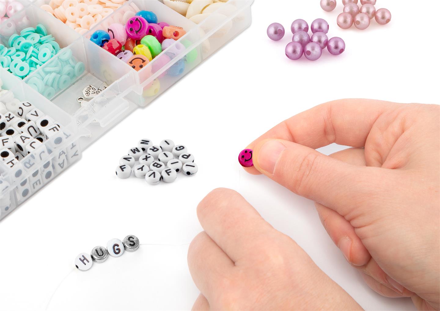 Perlesett Heishi i Boks 13 Perler ass