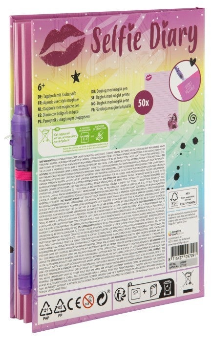 Dagbok Besties m/magisk penn