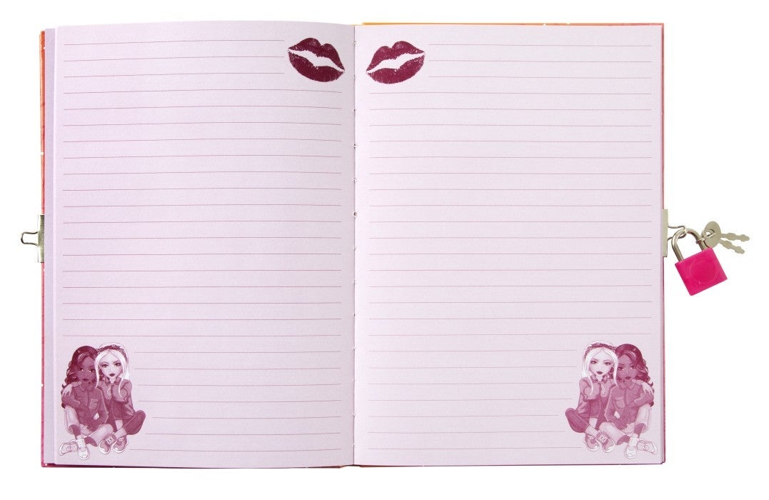 Dagbok Besties m/60 sider og lås