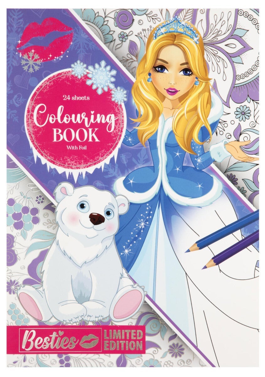 Malebok Besties A4 24 Sider