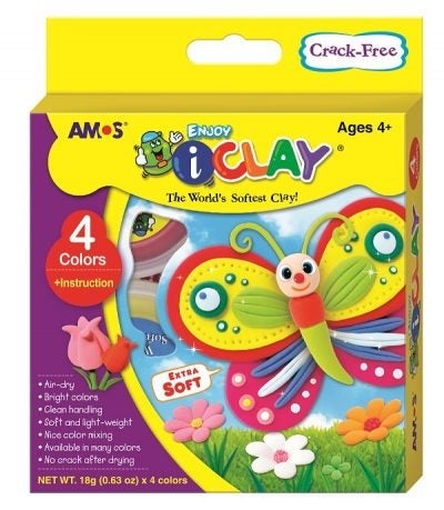 Iclay Amos verdens mykeste kitt 4 farger