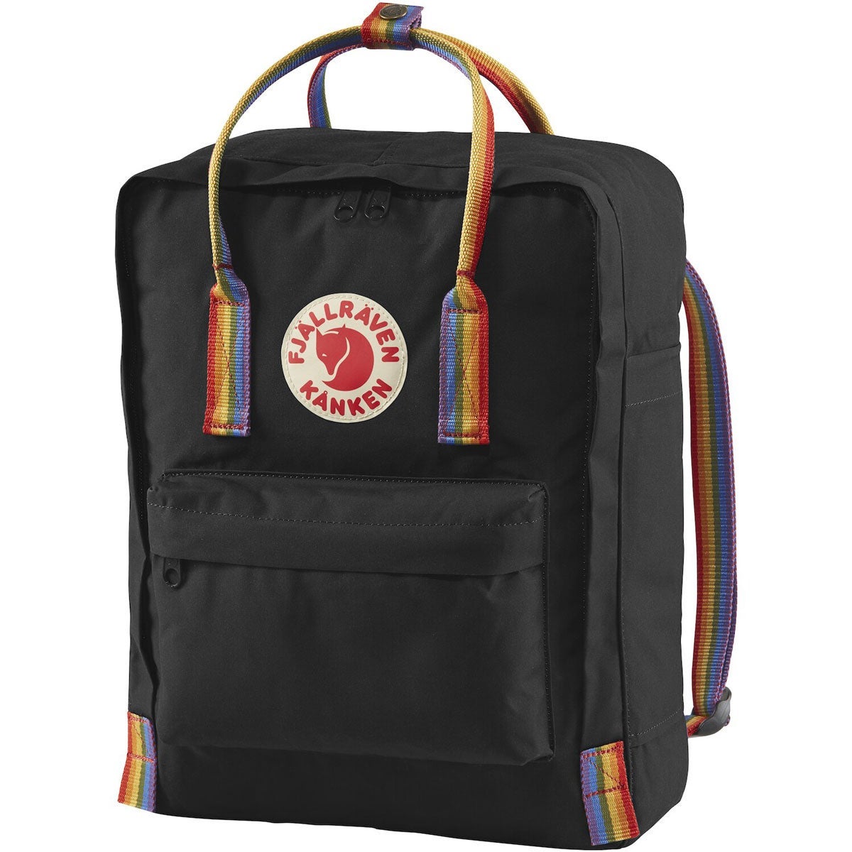 Sekk Fjällräven Kånken Black Rainbow