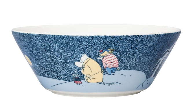 Skål Mummi 15cm Snø i måneskinn