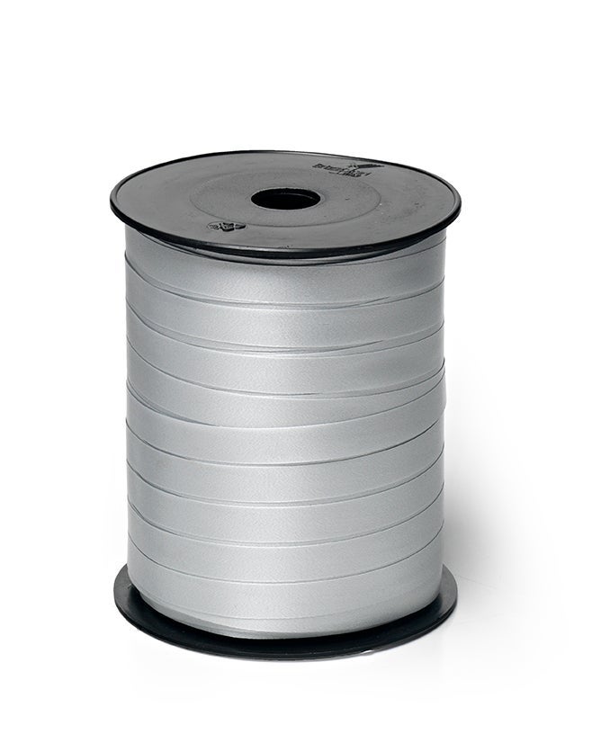 Gavebånd 10mm x 250m Poly Sølv