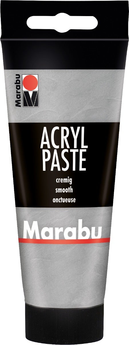 Paste Marabu Acryl 100ml Farge 082 Silv