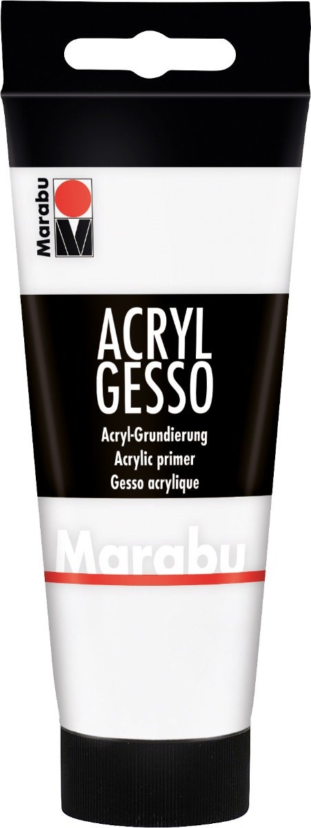Tilbehør Primer Marabu Acryl 100ml Hvit
