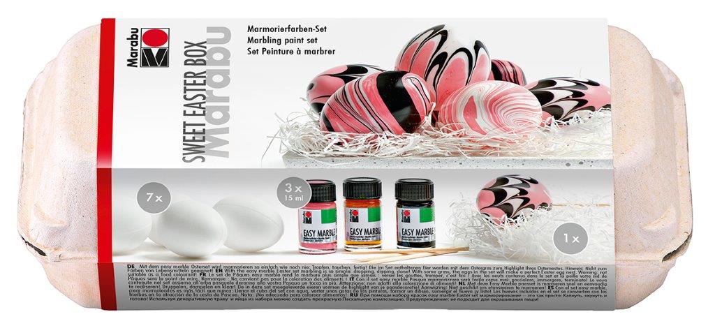 Hobbyeske Marabu Marble Sweet Easter Box