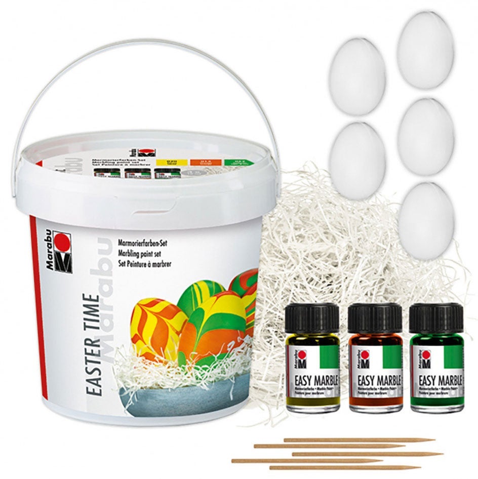 Hobbysett Marmorering Egg Påske
