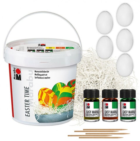 Hobbysett Marmorering Egg Påske