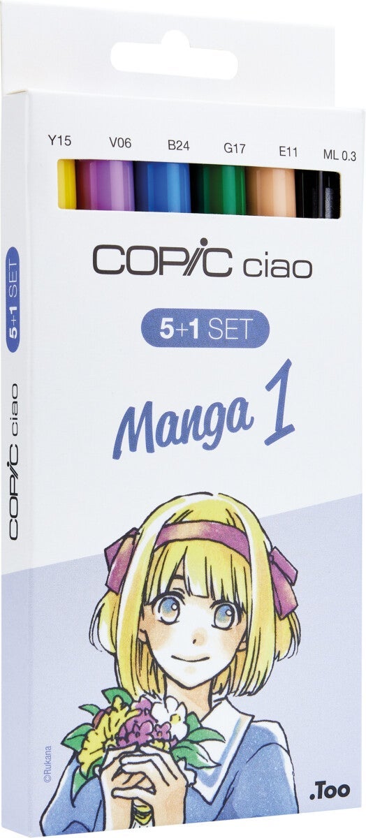 Tusj Copic Ciao Alkoholbasert 5+1 Manga 1