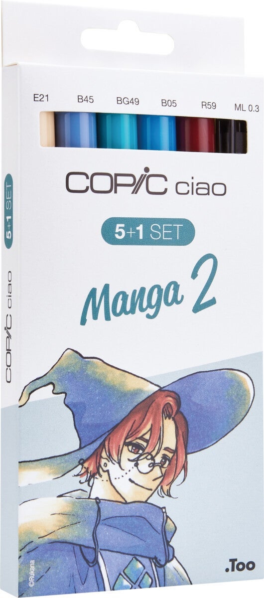 Tusj Copic Ciao Alkoholbasert 5+1 Manga 2
