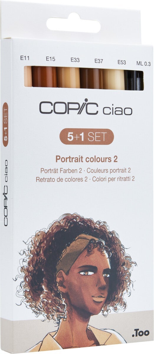 Tusj Copic Ciao Alkoholbasert 5+1 Portrait 2