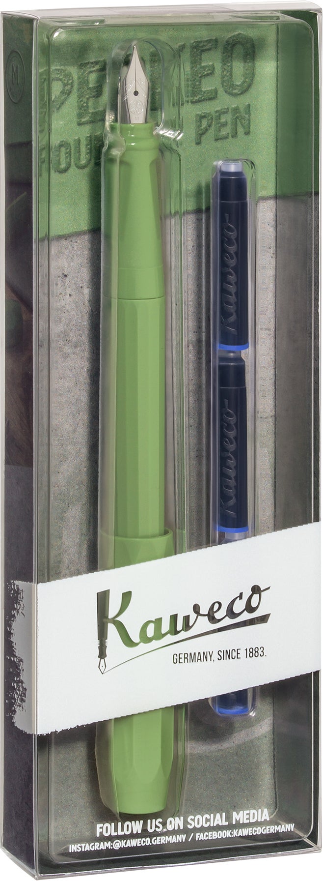 Fyllepenn Kaweco Perkeo 0,9 Sett Lys grønn