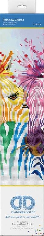 Hobby Diamond Dotz Rainbow Zebras
