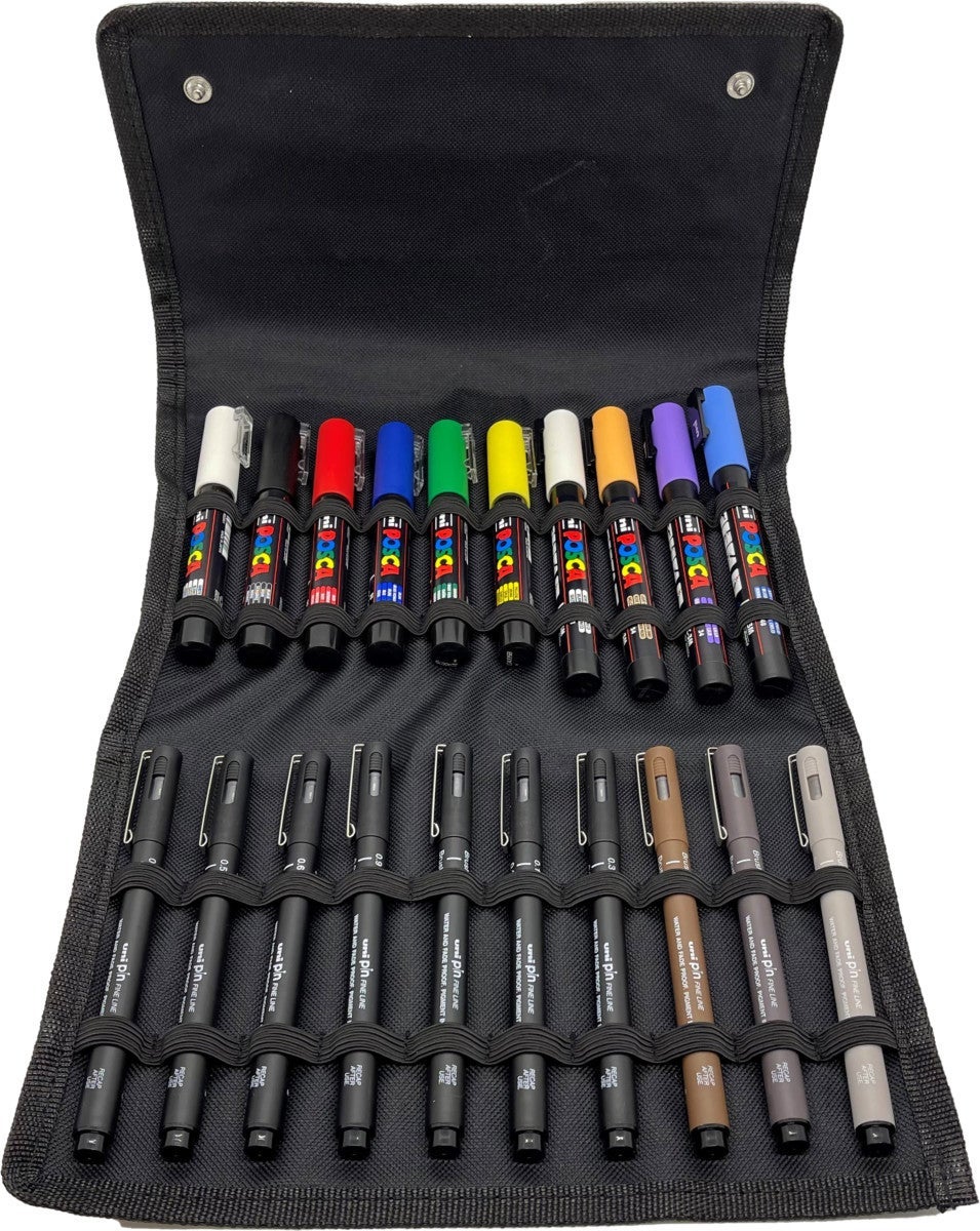 Tusj Uni Posca Sett 10 Poscatusj 10 Pinliner