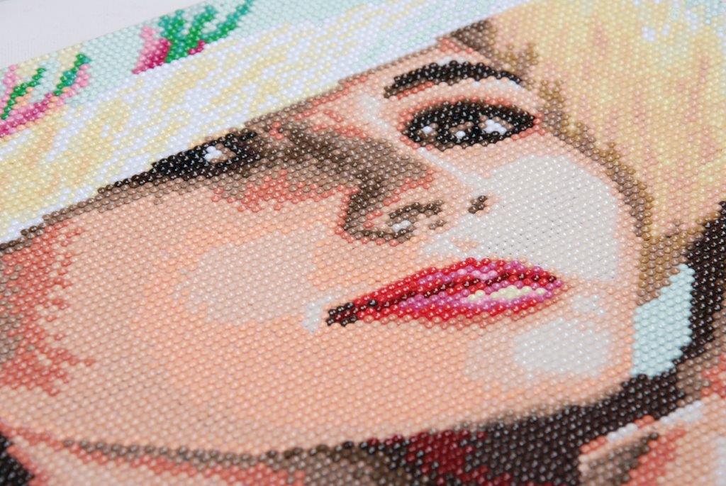 Hobbysett Diamond painting Dame med hatt
