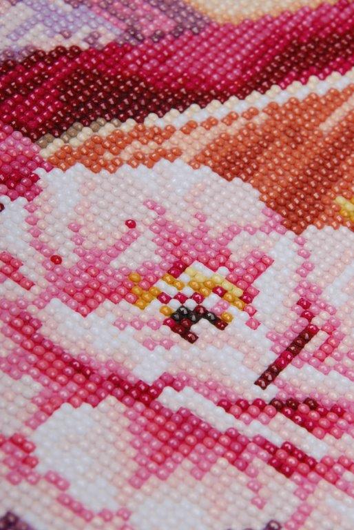 Hobbysett Diamond painting Dame i rosa