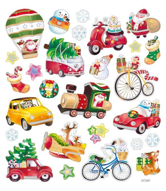 Klistremerker Hjem til Jul