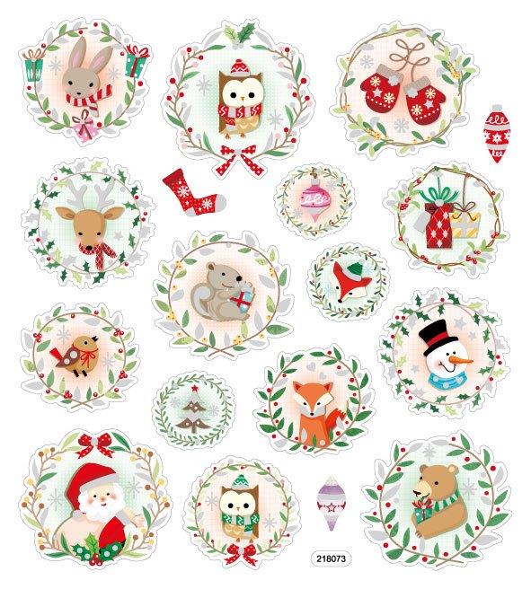 Klistremerker Julemotiv