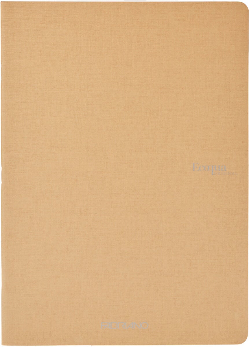 Notatbok EcoQua Original Stiftet A4 Linjert Brun